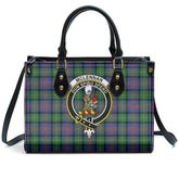 McLennan Ancient Tartan Crest Leather Handbag